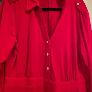 NY Collection Red dress size XL